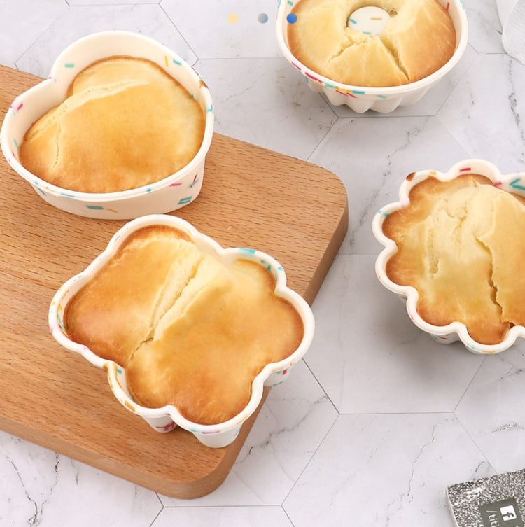 10 pezzi creativi fai da te in silicone per torte, muffin, stampi da forno, stile:, Flower-shaped  (Macron Green), Flower-shaped (Macron Pink), Flower-shaped  (Candy Color), Hollow  (Macron Cyan), Hollow  (Macron Pink), Hollow  (Candy Color)           ...