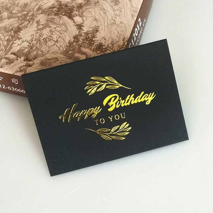Biglietto di benedizione per matrimonio da 150 pezzi Biglietto di ringraziamento Biglietto di decorazione regalo Biglietto di auguri con fiore abbronzante, Blessing （White）, Thank You （White）, Love You （White）, Happy Birthday （White）, Blessing （Black） ...