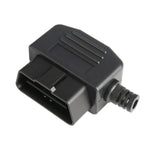 5 PCS 16PIN Connettore maschio per auto Connettore OBD2 Spina + Shell + Line Card + Vite OBD Plug J1962M, OBD Plug