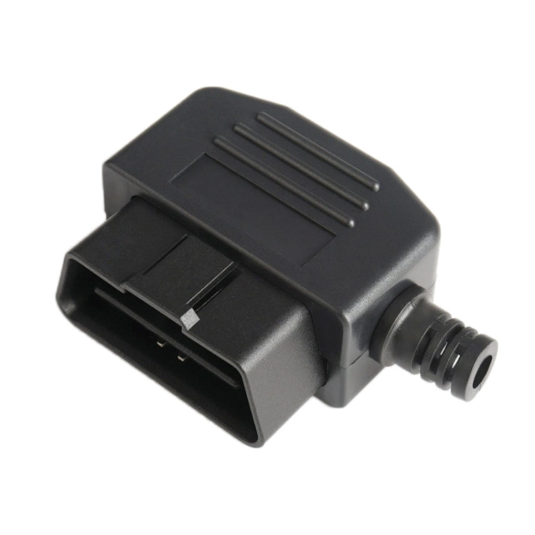 5 PCS 16PIN Connettore maschio per auto Connettore OBD2 Spina + Shell + Line Card + Vite OBD Plug J1962M, OBD Plug