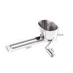 Tritatutto per verdure multifunzione in acciaio inossidabile Tritatutto per erbe Condimento Tritatutto manuale per coriandolo, Coriander Chopper