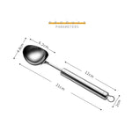 2 cucchiaini da gelato in acciaio inossidabile 304, cucchiaini da dessert, Ice-Cream Scoop