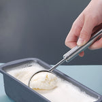 2 cucchiaini da gelato in acciaio inossidabile 304, cucchiaini da dessert, Ice-Cream Scoop