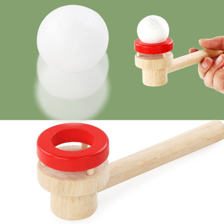 Set 3 soffiatori a sfera in legno per bambini 3-6 anni