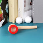 Set 3 soffiatori a sfera in legno per bambini 3-6 anni