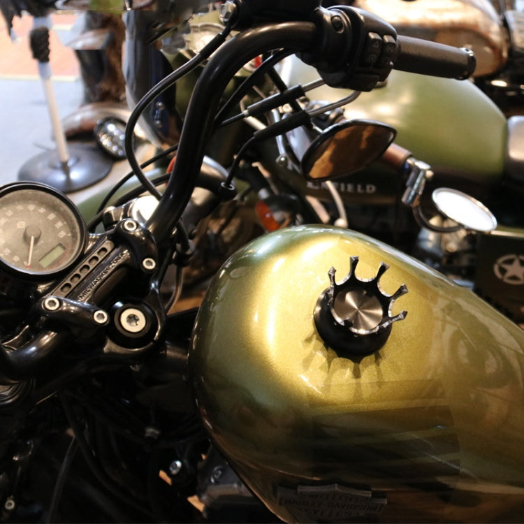 Tappo serbatoio carburante corona in lega di alluminio CNC per moto adatto per Harley 883 / XL / 1200/48/72