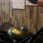 Tappo serbatoio carburante corona in lega di alluminio CNC per moto adatto per Harley 883 / XL / 1200/48/72
