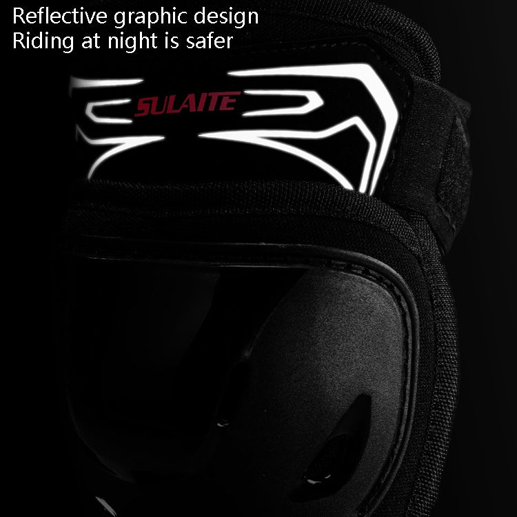 Equipaggiamento protettivo per moto SULAITE Attrezzatura per parabrezza caldo anticaduta per quattro stagioni,, Knee Pads+Elbow Pads, Knee Pads