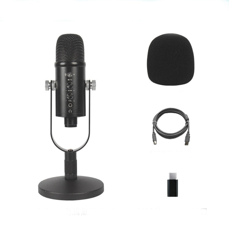 BM-86 Microfono a condensatore USB Registrazione vocale Microfono per computer Set di apparecchiature per trasmissione dal vivo, Standard, Cantilever Bracket Set, Standard+Small Blowout Prevention Net