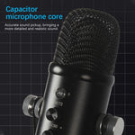 Microfono a condensatore USB BM-86 per registrazione vocale