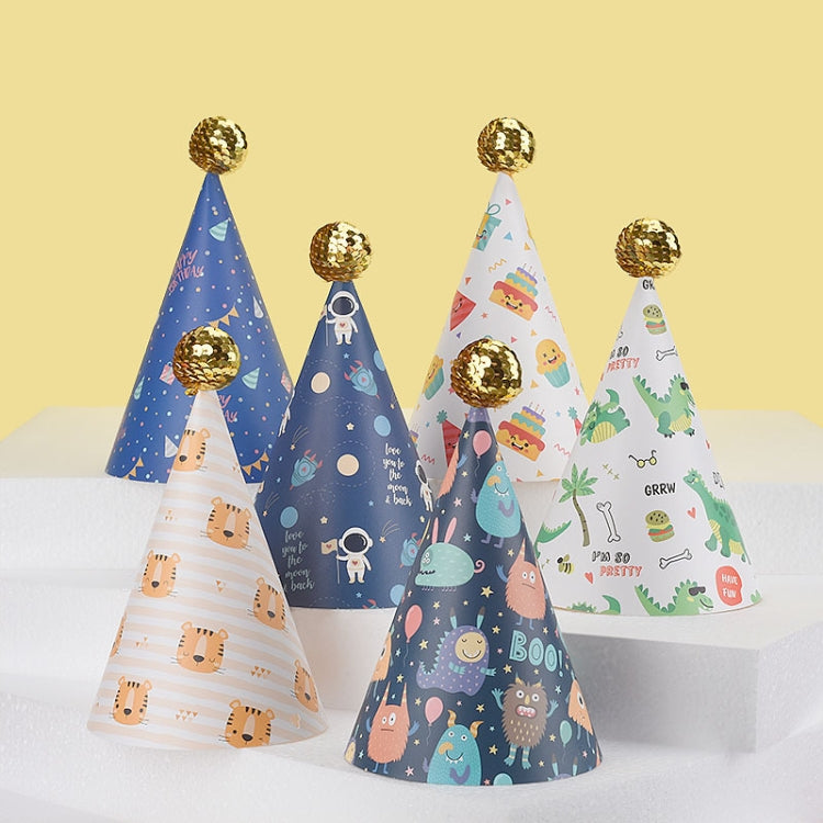 20 cappelli carini per bambini abbronzanti per compleanno, decorazione per torte, decorazioni per feste, Cats, Unicorn, Wave Point, Daisy, Happy Birthday, Star & Moon Bronzing, Golden Ball Cap Happy Birthday, Golden Ball Cap 2 Monster                  ...