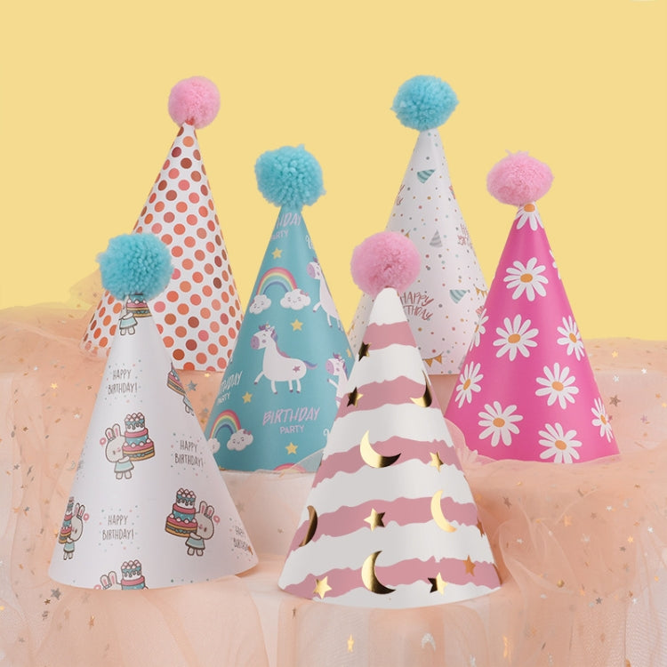 20 cappelli carini per bambini abbronzanti per compleanno, decorazione per torte, decorazioni per feste, Cats, Unicorn, Wave Point, Daisy, Happy Birthday, Star & Moon Bronzing, Golden Ball Cap Happy Birthday, Golden Ball Cap 2 Monster                  ...