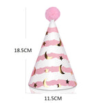 20 cappelli carini per bambini abbronzanti per compleanno, decorazione per torte, decorazioni per feste, Cats, Unicorn, Wave Point, Daisy, Happy Birthday, Star & Moon Bronzing, Golden Ball Cap Happy Birthday, Golden Ball Cap 2 Monster                  ...