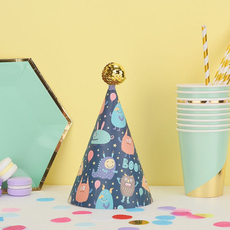 20 cappelli carini per bambini abbronzanti per compleanno, decorazione per torte, decorazioni per feste, Cats, Unicorn, Wave Point, Daisy, Happy Birthday, Star & Moon Bronzing, Golden Ball Cap Happy Birthday, Golden Ball Cap 2 Monster                  ...
