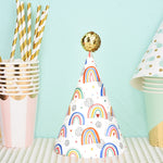 20 cappelli carini per bambini abbronzanti per compleanno, decorazione per torte, decorazioni per feste, Cats, Unicorn, Wave Point, Daisy, Happy Birthday, Star & Moon Bronzing, Golden Ball Cap Happy Birthday, Golden Ball Cap 2 Monster                  ...