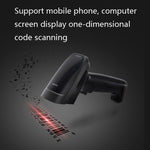 Scanner barcode laser con cavo e wireless per negozi