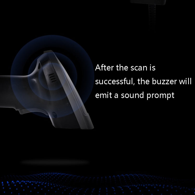 Scanner barcode laser con cavo e wireless per negozi