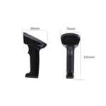 Scanner barcode laser con cavo e wireless per negozi
