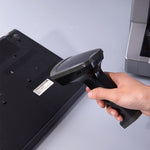 Scanner barcode laser con cavo e wireless per negozi