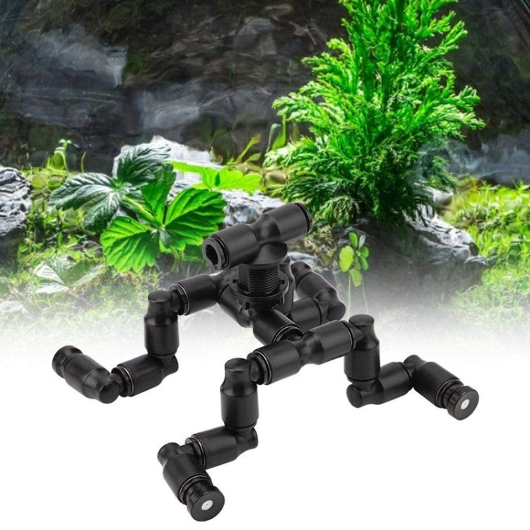 Rettile Pet Terrario Paesaggio ecologico Foresta pluviale Cilindro Spray Atomizzazione Raffreddamento Quattro ugelli, Spray Atomization