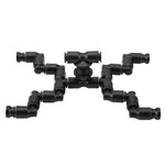 Spruzzatore atomizzatore per terrario con 4 ugelli rotanti