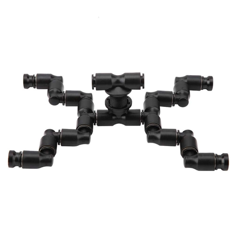 Spruzzatore atomizzatore per terrario con 4 ugelli rotanti