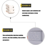 422A 10 PCS Connettore per giunto rapido per terminale PCT universale, 422A