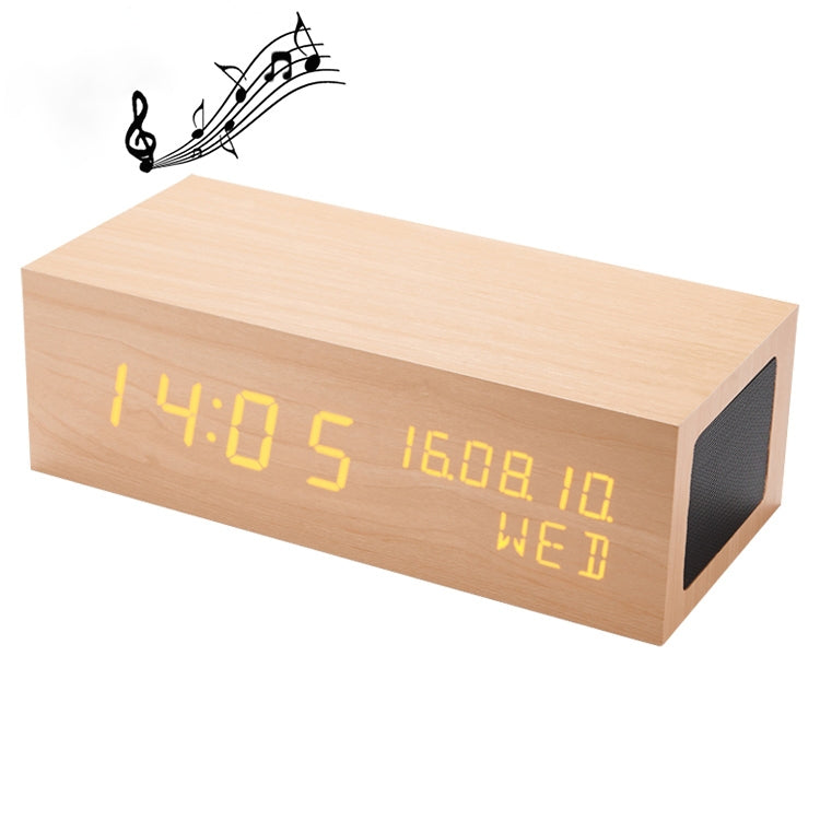 Orologio in legno con altoparlante Bluetooth
