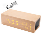 Orologio in legno con altoparlante Bluetooth