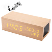 Orologio in legno con altoparlante Bluetooth