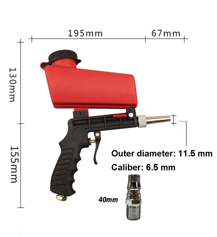 7090 Piccoli accessori per elettroutensili per sabbiatura pneumatica portatili, Sandblasting Power Tool
