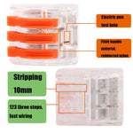 Terminale plastica VSE-413W per cablaggio 3 poli 32A