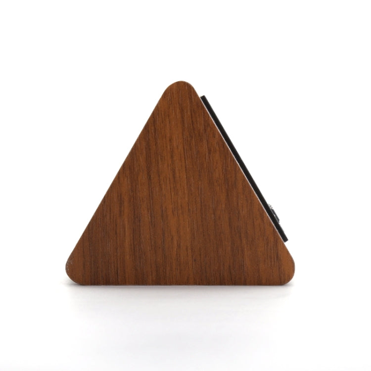 Orologio elettronico luminoso muto Sveglia triangolare con controllo del suono in legno, Brown Wood Red Light, Black Wood Red Light, Black Wood Green Light, Black Wood Blue Light, Black Wood White Light, Wood Color Red Light, Wood Color Green Light    ...
