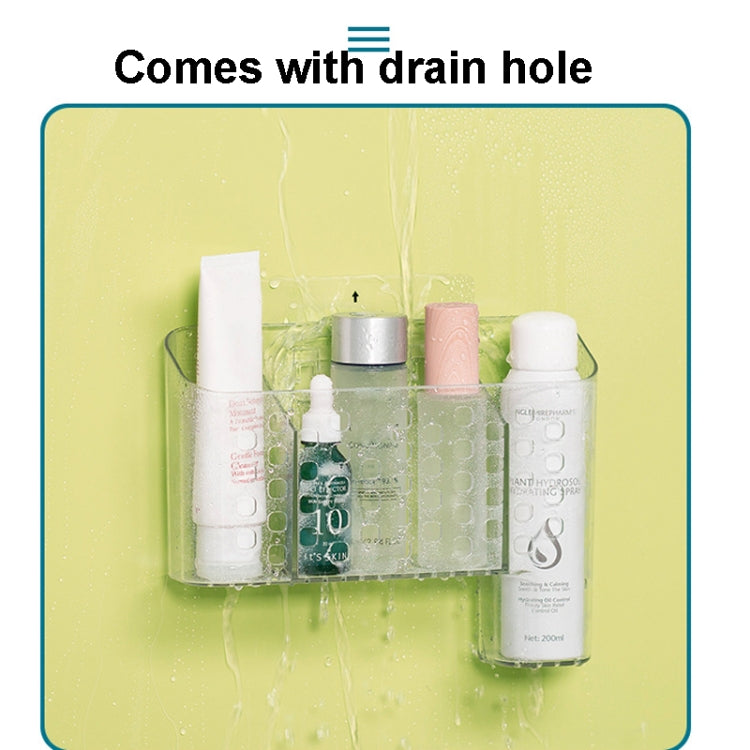 Adesivo magico Scatola portaoggetti per trucco da toilette in plastica Scatola trasparente per organizzazione creativa per la casa,Specifica:, Shallow Style, Deep Style