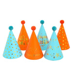 20 pezzi Cappello di compleanno con palla di pelliccia con paillettes Forniture per feste di compleanno Cappello di carta, No. 1, No. 2 Glitter, No. 3 Glitter, No. 4 Pure Gold, No. 7 Pink, No. 8 Pink, No.10 Love Horse Orange, 1 Gem Green Flash Ball    ...