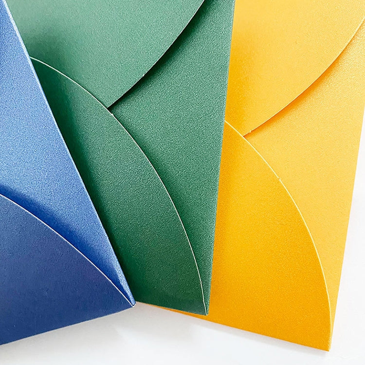 Lettera di invito busta con stampa a caldo in carta perlata con fibbia Love da 50 pezzi
