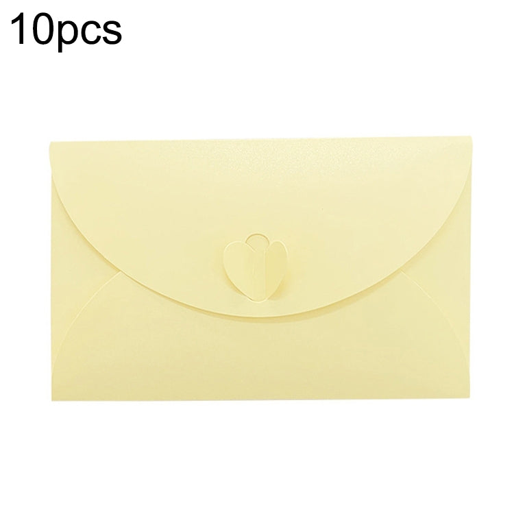 Lettera di invito busta con stampa a caldo in carta perlata con fibbia Love da 50 pezzi