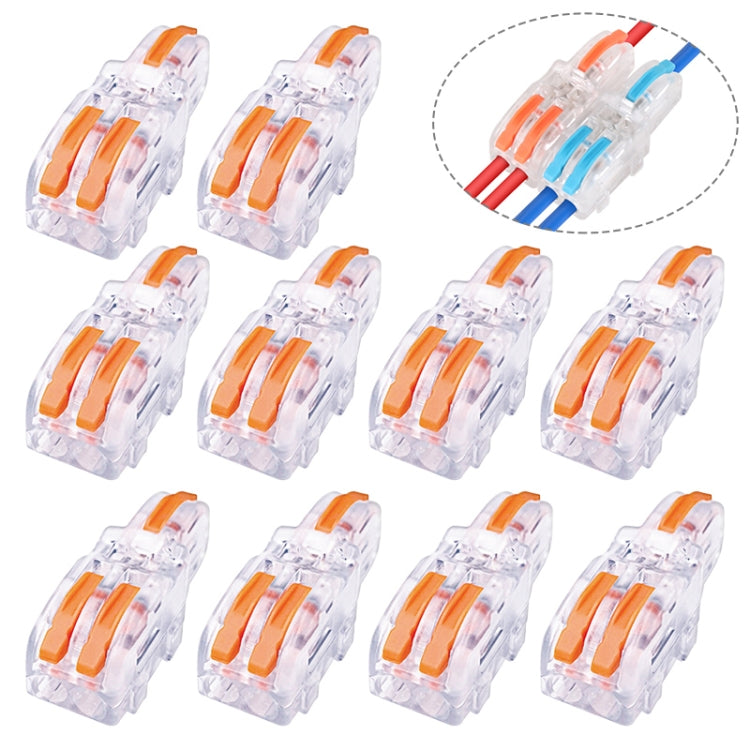 Terminale di connessione rapida per filo di rame con testa di derivazione multifunzione da 10 pezzi, F12 Orange Handle One in Two Out, F12 Blue Handle One in Two Out, F12 Yellow Handle One in Two Out, F13 Orange Handle One in Three Out