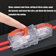 Terminale di connessione rapida per filo di rame con testa di derivazione multifunzione da 10 pezzi, F12 Orange Handle One in Two Out, F12 Blue Handle One in Two Out, F12 Yellow Handle One in Two Out, F13 Orange Handle One in Three Out