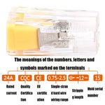 Terminale connettore filo rigido 0,75-2,5 mm² 24A 400V