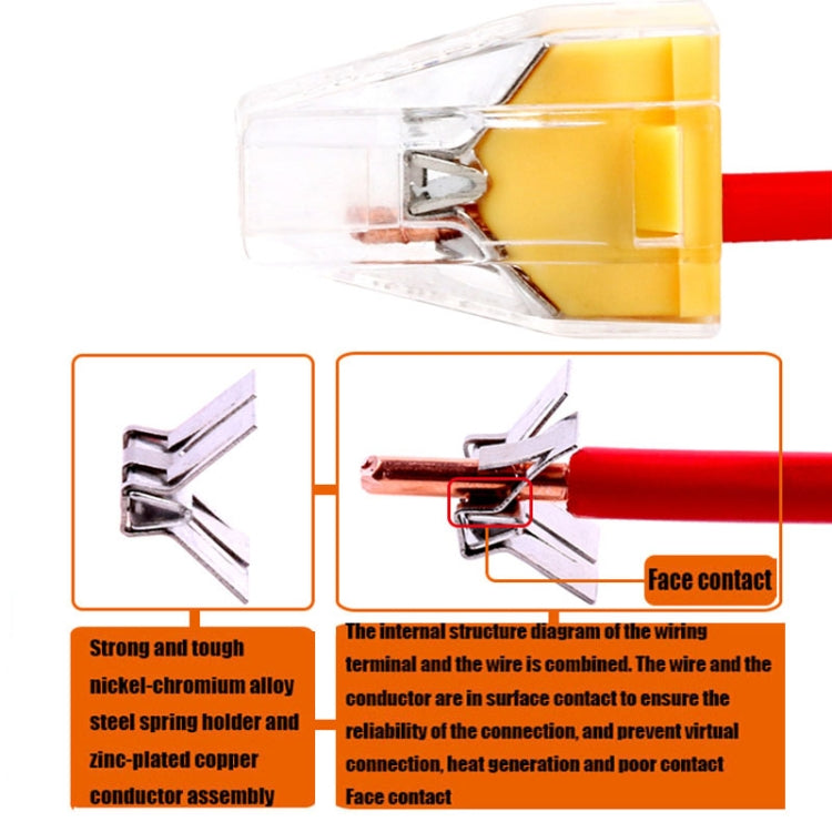 10 PZ VSE-102A Terminale connettore filo 1-2.5 Terminale filo rigido quadrato