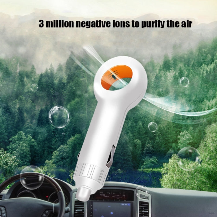 EP501 USB Mini Car Rimozione fumo di seconda mano PM2.5 Purificatore d'aria a ioni negativi, EP501 White, EP501 Black