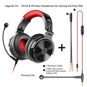 Cuffie OneOdio Game Anchor Wire, With Bluetooth (Black & Red), Without Bluetooth (Green )