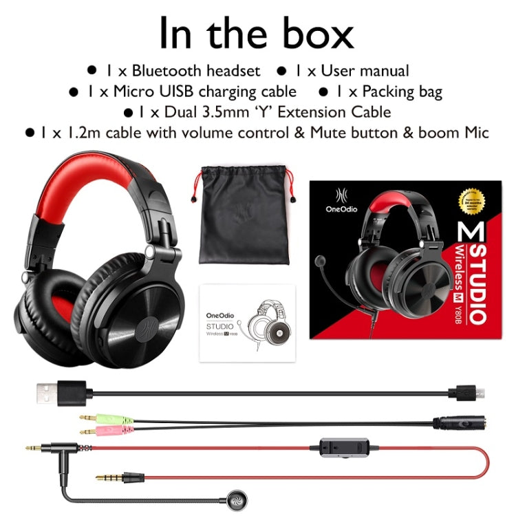 Cuffie OneOdio Game Anchor Wire, With Bluetooth (Black & Red), Without Bluetooth (Green )