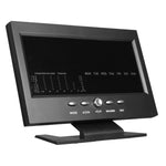 8082T Orologio delle previsioni del tempo Schermo a colori a LED Calendario perpetuo Temperatura e umidità Controllo vocale intelligente Allarme elettronico,Specifica:, Black, Black + USB