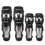 SULAITE GT341 Ginocchiere per moto in acciaio inossidabile Gomitiere per fuoristrada Ciclismo da corsa Equipaggiamento protettivo sportivo anticaduta, GT341
