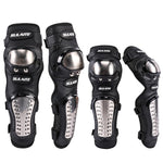 SULAITE GT341 Ginocchiere per moto in acciaio inossidabile Gomitiere per fuoristrada Ciclismo da corsa Equipaggiamento protettivo sportivo anticaduta, GT341