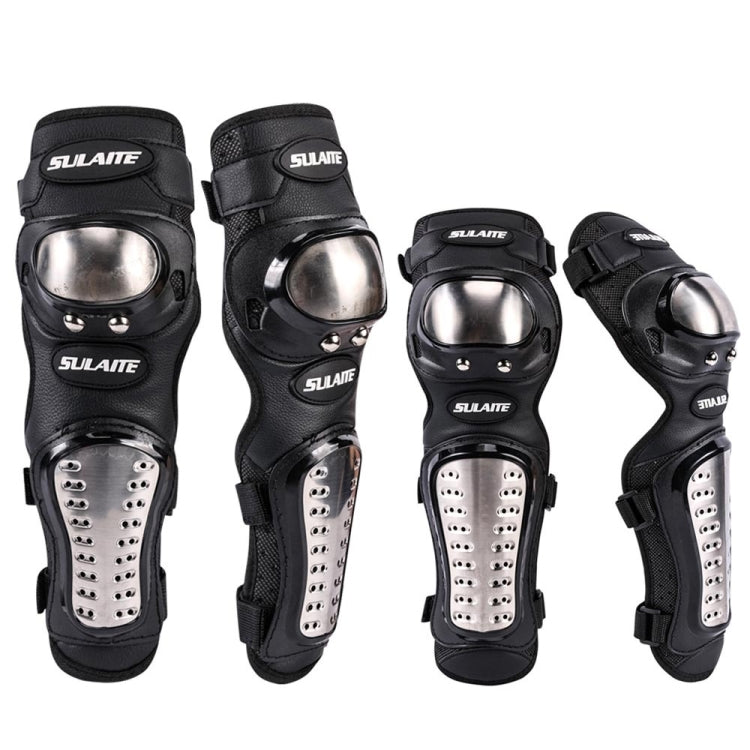 SULAITE GT341 Ginocchiere per moto in acciaio inossidabile Gomitiere per fuoristrada Ciclismo da corsa Equipaggiamento protettivo sportivo anticaduta, GT341