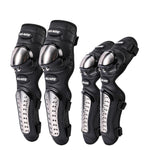 SULAITE GT341 Ginocchiere per moto in acciaio inossidabile Gomitiere per fuoristrada Ciclismo da corsa Equipaggiamento protettivo sportivo anticaduta, GT341