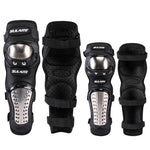 SULAITE GT341 Ginocchiere per moto in acciaio inossidabile Gomitiere per fuoristrada Ciclismo da corsa Equipaggiamento protettivo sportivo anticaduta, GT341